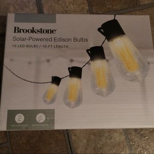 Brand New Solar powered Edison bulbs